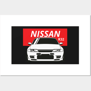 nissan r32 Posters and Art